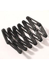 Băng đô nhựa dẻo gấp gọn bỏ túi, bờm cài tóc co giãn tiện lợi - tiemcuaxu