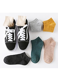 Set 10 Đôi Tất Cổ Ngắn Unisex Đa Sắc Chống Hôi Chân BT11 giá rẻ tốt