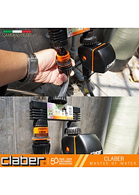 Bộ chia vòi nước 2 kênh ren 27mm Claber 8590