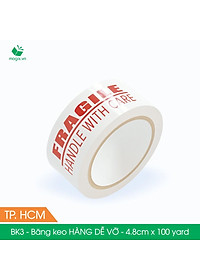 Combo 6 Cuộn Băng keo NIÊM PHONG - băng Keo HÀNG DỄ VỠ