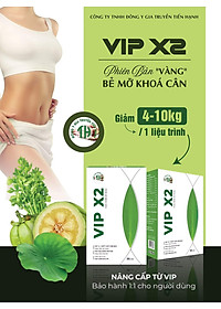 Combo Tiến Hạnh Vip X2 và Detox giúp giảm câ.n hiệu quả, kiểm soát cân nặng, liệu trình 3 ngày sử dụng