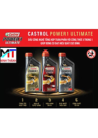 Dầu nhớt xe số Castrol Power 1 Ultimate 4T 10W-30 1Lit