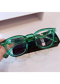 Gọng Kính Cận Nam Nữ, Kính Mắt Vuông To Chống Ánh Sáng Xanh Tia Bức Xạ Nhựa Dày Chắc Chắn