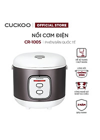 Nồi cơm điện Cuckoo 1.8L CR-1005 lòng nồi chống dính, 1 nút ấn dễ dàng điều khiển – Hàng chính hãng Cuckoo Vina