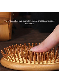Lược chải tóc Coral gỡ rối massage da đầu ngăn ngừa gãy rụng giúp tóc khoẻ đẹp