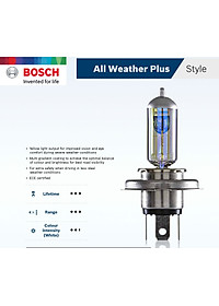 Bóng Đèn Tăng Sáng Bosch H3 12V 55W All Weather 2900K (Hộp 2 bóng)