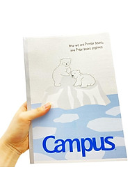 Vở Polar Bear - B5 Kẻ Ngang Có Chấm 80 Trang ĐL 70g/m2 - Campus NB-BPBE80 (Mẫu Màu Giao Ngẫu Nhiên)