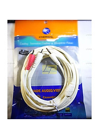 Dây live stream âm ly mixer Dây livestream chế 1 đầu 3.5 và 2 đầu hoa sen dùng cho mixer hoặc âm ly