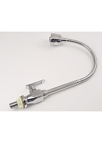 Vòi rửa chén lạnh cần lò xo Đồng mạ Chrome Eurolife EL-RC01 (Trắng bạc)