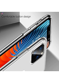 Ốp lưng dẻo silicon cho iPhone 11 (6.1 inch) hiệu Ultra Thin (siêu mỏng 0.6mm, chống trầy xước, chống bụi) - Hàng nhập khẩu