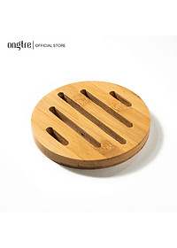 Tấm lót nồi Tre cao cấp ONGTRE dày dặn trang trí bàn ăn nhà bếp