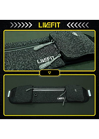 Túi đeo hông chạy bộ LiveFit cao cấp - Running Belt - WB1028
