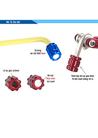 Dụng Cụ Tháo Trục Giò Xe Đạp Bằng Hợp Kim Nhôm (Cho Lục Giác Size 6mm) Mai Lee 