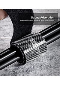 Ugreen UG70110LP124TK 1M cỡ 15mm băng dán Velcro màu đen ngang 1.5cm - HÀNG CHÍNH HÃNG