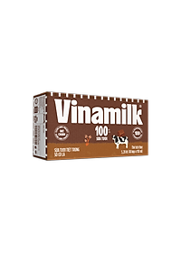 COMBO 6 LỐC SỮA TƯƠI TIỆT TRÙNG VINAMILK 100% SÔCÔLA - LỐC 4 HỘP X 110ML