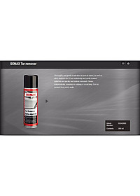 Dung Dịch Tẩy Nhựa Đường, Keo Băng Dính SONAX Tar remover 334200 (300ml)