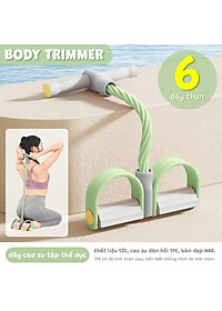 Dây Tập Bụng 6011N,Dây Kéo Đàn Hồi Kháng Lực  Ống Cao Su, Dây Kéo Tập Gym