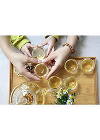 Set 6 chén thuỷ tinh 2 lớp