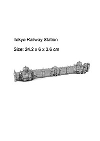 [Có sẵn] Mô Hình 3D Kim Loại Tự Lắp Ráp Công Trình Kiến Trúc Thế Giới [Tự ráp]