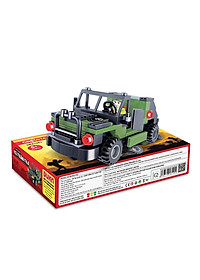 Đồ Chơi Lắp Ráp Duka Khí Tài Quân Sự : Xe Tuần Tra - Cresta DK81061 (114 Chi tiết)