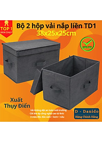 [Xuất Nhật] Hộp Đựng Đồ Đa Năng TD1 – Túi Vải Đựng Quần Áo Chăn Màn Phong Cách Thụy Điển Sang Trọng, Lịch Sự – Hàng Chính Hãng