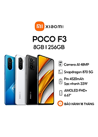 Điện Thoại Thông Minh Xiaomi Poco F3 8Gb L 256Gb - Hàng Chính Hãng - Link Mua