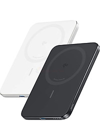 Sạc dự phòng Anker MagGo Nano Power Bank Card-Like Slim Magnetic 1C 15W 5000mAh A1665 - Hàng chính hãng