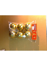 Quả châu treo cây thông noel - Châu bóng đẹp lung linh, có nhiều size để lựa chọn