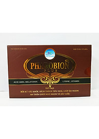 VIÊN ĂN NGỦ NGON PHAROBION PLUS - GIÚP AN THẦN NGỦ SÂU GIẤC - ĂN NGON MIỆNG - BỒI BỔ SỨC KHỎE - TĂNG SỨC ĐỀ KHÁNG CHO CƠ THỂ - MỖI NGÀY 1 VIÊN - HỘP 30 VIÊN