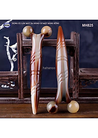 Dụng cụ lăn 3D - V Line massage nâng cơ mặt và body bằng sừng (MH825) day ấn huyệt, làm đẹp da - chăm sóc sức khỏe - HAHANCO