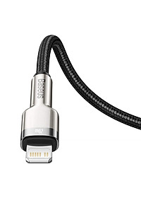 Cáp sạc nhanh iphone type c to lightling pd 20w Baseus Cafule Series Metal - dây sạc bọc dù cao cấp cho IP ipad - hàng chính hãng