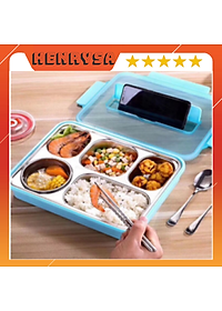 HỘP ĐỰNG CƠM THỨC ĂN CHO DÂN CÔNG SỞ, VĂN PHÒNG - HỘP CƠM NHIỀU NGĂN, TIỆN LỢI,MÀU SẮC DỄ THƯƠNG - Chính Hãng Henrysa