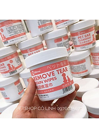 Bông lau vết ố mắt / Bông vệ sinh tai cho chó mèo