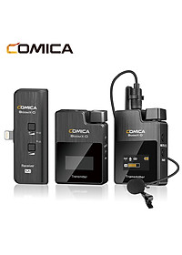 Comica BoomX-D MI2 (1 thu 2 phát) - Micro Không Dây Cổng Lightning Thu Âm Cho Các Thiết Bị iPhone, iPad, iPod - Hàng chính hãng