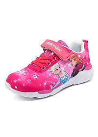 Giày Thể Thao Bé Gái Hình Elsa And Anna T15 - Hồng (3 - 7 Tuổi)