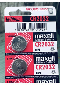 5 Viên Pin CMOS CR2032 Maxell Nhật Bản Lithium 3V