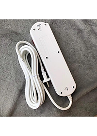 Ổ cắm điện Điện Quang cao cấp 4 lỗ 3 chấu - 4 công tắc riêng - dây dài 2m/5m ĐQ ESK SM740SL Chịu tải cao 2500W