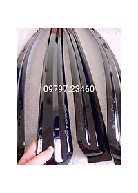 Bộ vè che mưa đen xe Kia morning 2008-2011 hàng Hàn Quốc chất liệu DÀY và BỀN, có hình ảnh thật của sản phẩm