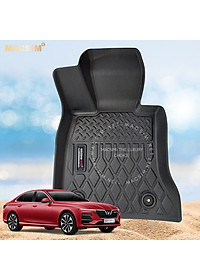 Thảm lót sàn xe ô tô VinFast Lux SA Nhãn hiệu Macsim chất liệu nhựa TPE cao cấp màu đen