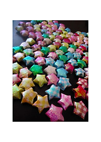 Combo 10 xấp 500 tờ giấy xếp ngôi sao dạ quang đẹp giá rẻ  ✓ giấy xếp ngôi sao ✓ giấy gấp ngôi sao  ✓ giấy xếp origami