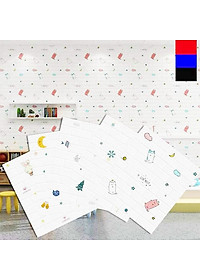 Bộ 10 Tấm Xốp Dán Tường Hoạt Hình Cho Trẻ Em Dễ Thương