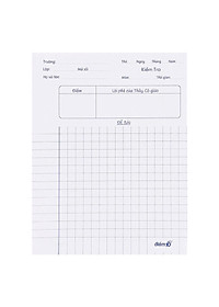 Giấy Kiểm Tra Thiên Long TP-GKT07 4 Ô Ly Vuông 2X2