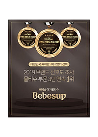 Khăn ướt Bebesup ZERO 80 tờ có nắp Hàn Quốc