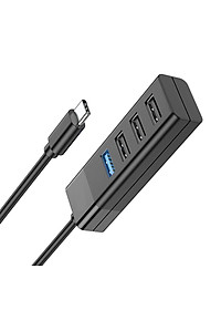 Bộ hub chuyển đổi 4 trong 1 từ type C sang 4 USB OLAPLE - Hàng nhập khẩu