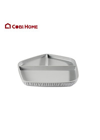 Đĩa chia ngăn melamine cao cấp (2 màu)