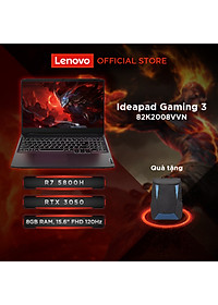 Laptop Lenovo IdeaPad Gaming 3 15ACH6 82K2008VVN Ryzen 7-5800H | 8GB | 512GB | RTX 3050 4GB – Hàng chính hãng