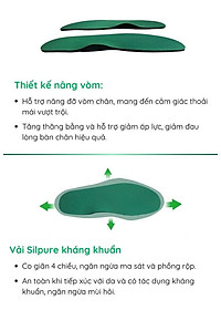 Lót giày giảm chấn cho giày công sở Spenco Arch Full - giảm áp lực cho chân khi đi nhiều, đứng lâu