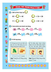 Bé Học Toán - Cộng Trừ Trong Phạm Vi 50 - Sắc Màu Toán Học (Tái Bản)