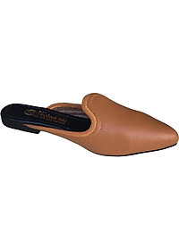 Dép bít mũi TRƯỜNG HẢI da bò thật mềm mại không bong tróc đế cao su chồng mòn êm ái BMN0361