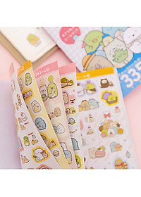 Sổ Tay Sticker Nhãn Dán Trang Trí Nhật Ký Kế Hoạch Kawaii Nhật Bản